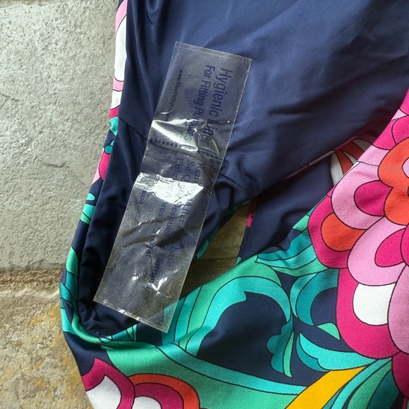 NWT Trina Turk Pink and Blue Bikini Bottoms, Size 14 - Picture 5 of 5